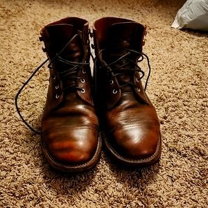 Truman brown leather boots